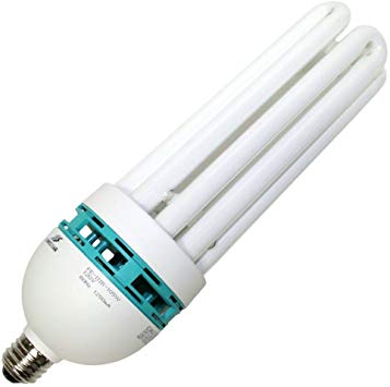 KAEZI 105 Watt Studio Grow Light Bulb Compact Fluorescent 5500K CFL Day Light Bulb (105W)