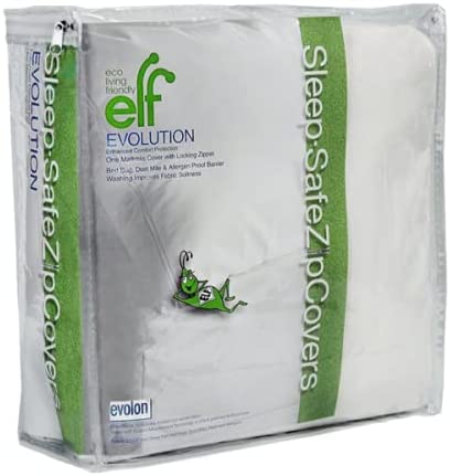 Evolon Allergy Mattress Protector | 9" Twin Zippered Mattress Encasement | Sleep Safe ZipCover