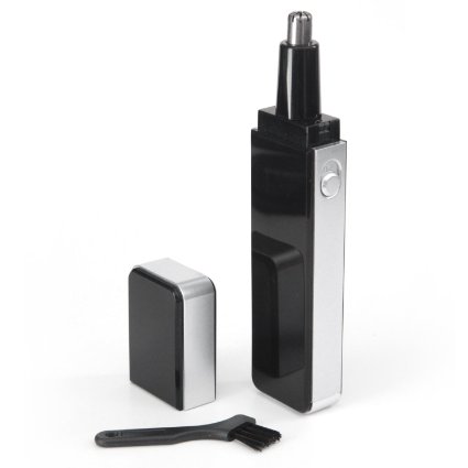 Sleek Design Nose Hair Trimmer with Precision Cutting Tip. Lifetime Replacement Guarantee.