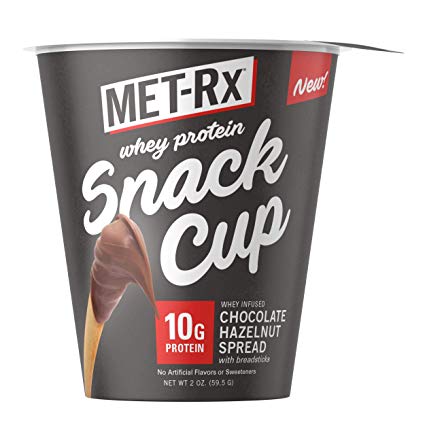 METRx Protein Snack Cups, Healthy Snacks to Support Energy, Chocolate Hazelnut, 2 oz (6 Count)