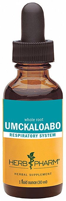 Herb Pharm Certified Organic Umckaloabo Extract for Respiratory System Support - 1 Ounce