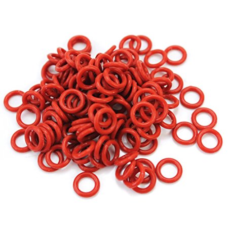 ReFaXi® 120Pcs Rubber O-Ring Switch Sound Dampeners Reduction Dark Red For Cherry MX keyboard Dampers
