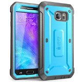 Galaxy S6 Case SUPCASE Full-body Rugged Holster Case with Built-in Screen Protector for Samsung Galaxy S6 2015 Release Unicorn Beetle PRO Series - Retail Package BlueBlack