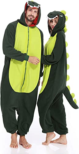 vavalad Adult Onesie Pajamas Animal One Piece Cosplay Costume for Men Women