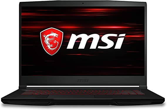 MSI GF63 10SCXR-221CA Thin 15.6" Gaming Laptop Intel Core i5-10300H GTX1650 Max-Q 8GB 512GB NVMe SSD Win10