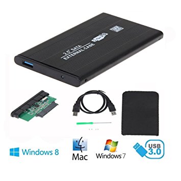 Kasstino USB 3.0 SATA 2.5" Inch Hard Drive External Enclosure HDD HD Mobile Disk Case Box