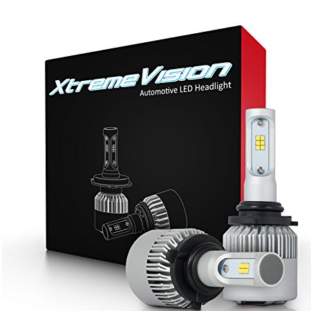 XtremeVision 7G 72W 16,000LM - 9006 LED Headlight Conversion Kit - 6500K CSP LED - 2017 Model