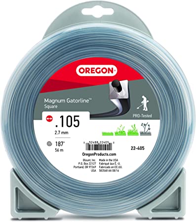 Oregon 22-405 Magnum Gatorline Square Trimmer Line .105-Inch by 187-Foot