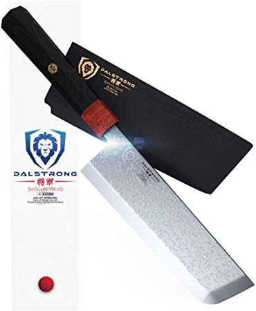 DALSTRONG Shogun Series S - Single Bevel Knife - Japanese AUS-10V Super Steel - w/Sheath (7" Usuba)