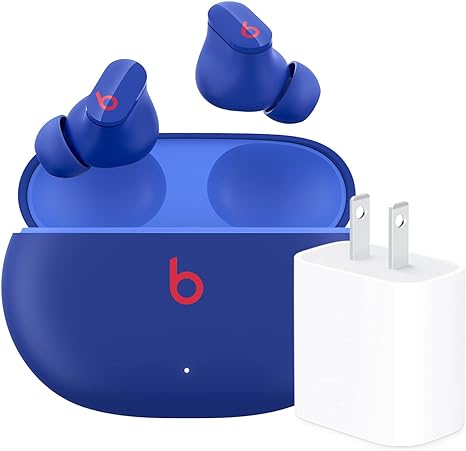 Beats Studio Buds with Apple 20W USB-C Power Adapter - Ocean Blue