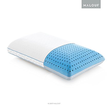 Z CARBONCOOL Plus OMNIPHASE Phase Change Material Memory Foam Pillow - Continual Temperature Regulation with Cool Surface - Queen