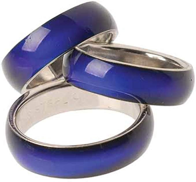 U.S. Toy JA746 Stainless Steel Mood Rings