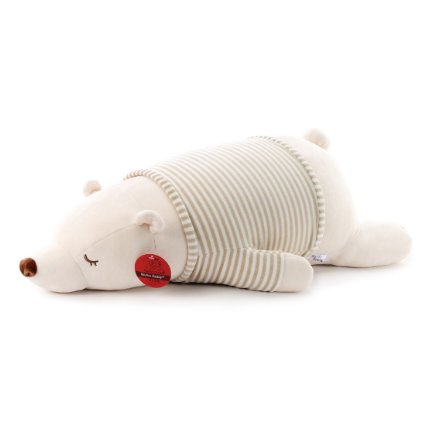 Niuniu Daddy 30'' Super Soft Polar Bear Plush Animal Toy