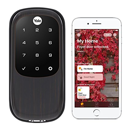 Yale Assure Lock Key Free Touchscreen with iM1 - HomeKit Enabled - Works with Siri - Oil Rubbed Bronze (YRD246iM10BP)