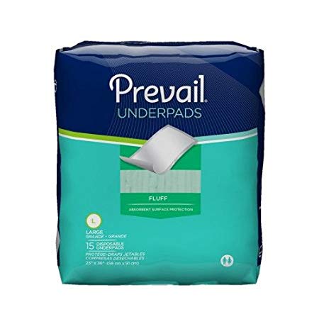 Case of 150 Retails Prevail Heavy Absorbency Fluff Underpad 23 X 36 Inch