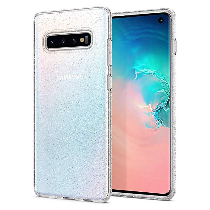 Spigen Liquid Crystal Glitter Designed for Samsung Galaxy S10 Case (2019) - Crystal Quartz