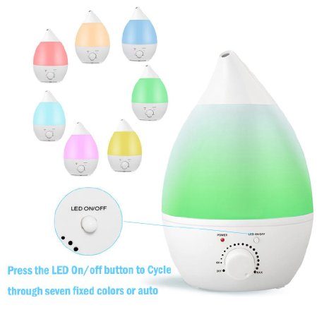 Cool Mist Humidifier Bengoo Ultrasonic Humidifiers Aroma Oil Diffuser for Home Bedroom Office Babyroom13L