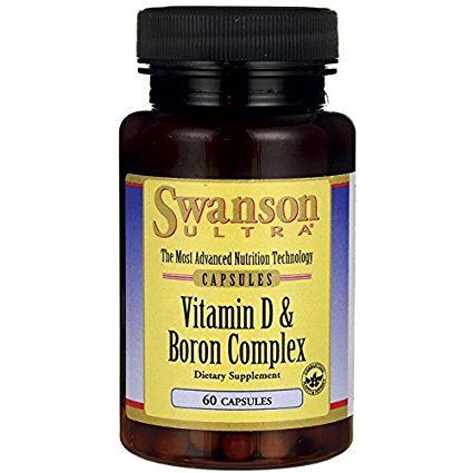 Swanson Vitamin D & Boron 60 Caps