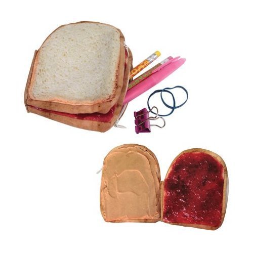 DCI Yummy Pocket Zip Coin Purse, Peanut Butter and Jelly