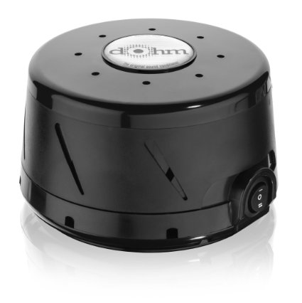 Marpac Dohm-DS Dual Speed All-Natural White Noise Sound Machine, Actual Fan Inside, Black