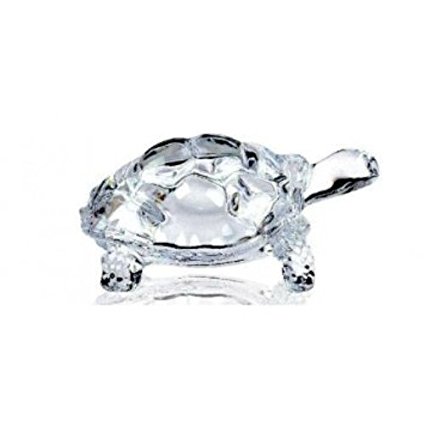 Lightahead® CHINESE FENG SHUI TORTOISE TURTLE GLASS STATUE LUCKY GIFT OF GOOD HEALTH