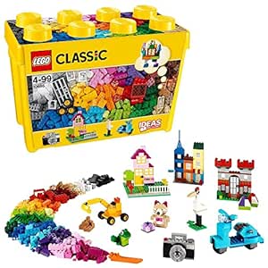 LEGO Large Creative Brick Box, 790 Pieces Building Blocks,Multicolor