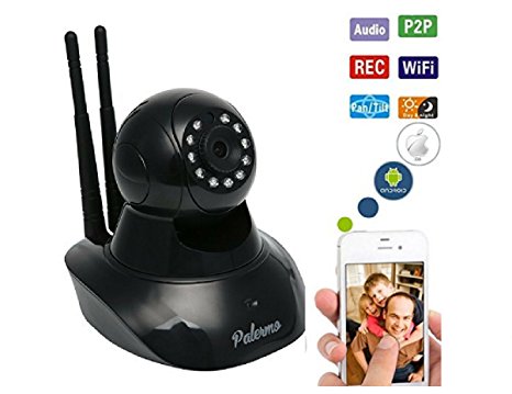 The Best HD Video Baby Monitor Wifi Surveillance Camera 2 Way Audio, Infrared Night Vision! Be Connected to Your Love Ones & Keep Your Family Secure