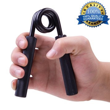 xfitness Hand Grippers 2.0 - Single Gripper - 7 Levels in 5 Colors - Resistance Level From 50 to 350 lbs - The Best Grip Strength Trainer - Redefined Ergonomic Knurling - Quality Guaranteed