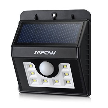 8 Bright LED Solar Lights Mpow 3-in-1 Wireless Weatherproof Security Light Motion Sensor Lamp with 3 Intelligient Modes for Garden Outdoor Fence Patio Deck Yard Home Driveway Stairs Outside Wall etc