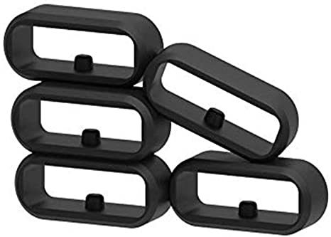 Strap Fastener Keepers Loop (5 of Pack) Compatible with Garmin Vivoactive 3/ Vivomove HR/Vivomove/Forerunner 645/Forerunner 645 Music Smartwatch Bands