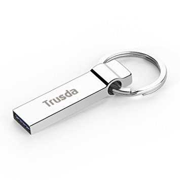 Trusda U90 USB 3.0 32GB Flash Drive Portable Media Storage Data Traveler High Speed Memory Stick with Key Ring Design