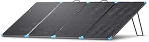 Renogy 220W Lightweight Portable Solar Suitcase, Foldable Solar Panel with Kickstands for RV, Camping, Blackout, Off Grid System