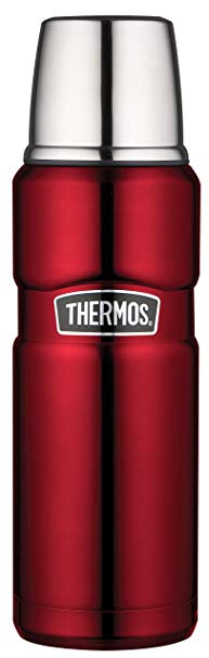 Thermos Stainless King Flask, Red, 470 ml