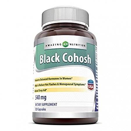 Amazing Nutrition Black Cohosh 540 Mg 120 Capsules