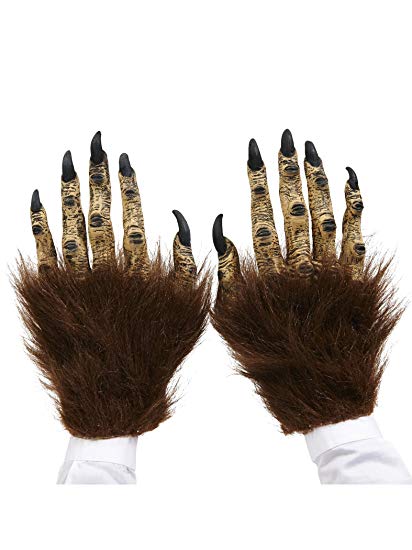 Brown Beast Adult Latex Hands