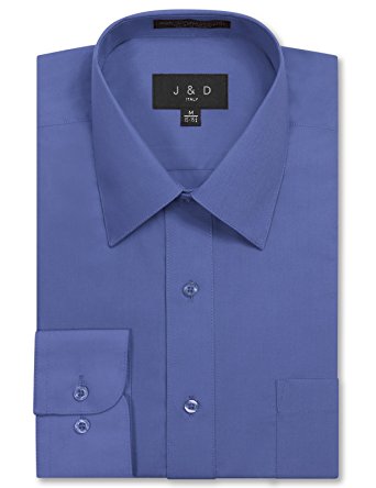 JD Apparel Men's Regular Fit Dress Shirts