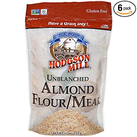 Hodgson Mill Almond Flour Gluten-Free Meal, 11 Ounce (Pack of 6) Wholesome Baking and Cooking Ingredients for Home Cooks and Healthy recipes