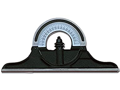 Starrett PR-1224W Cast Iron Reversible Protractor Head For Combination Squares, Combination Sets And Bevel Protractors