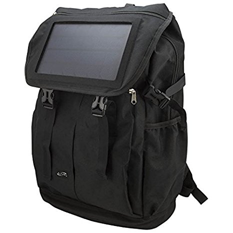 iLive ILIVE-IABB56B Bluetooth Solar Back Pack -