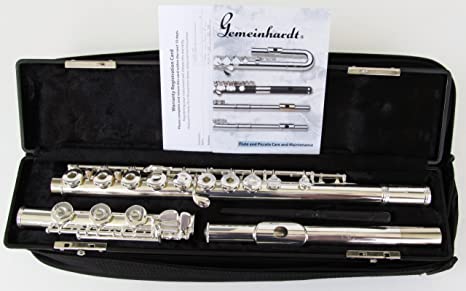 Gemeinhardt Model 3B Flute Open Hole, Inline G, B Foot, Silver Plated