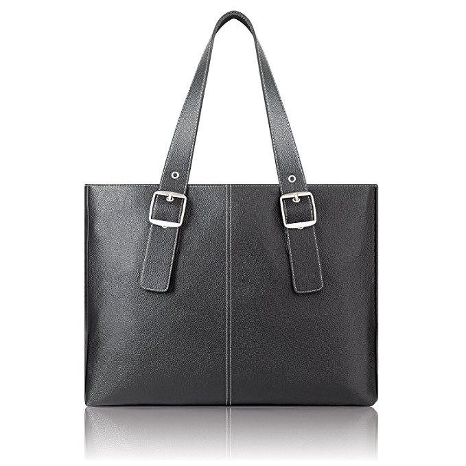 SOLO Classic 15.6" Laptop Tote, Black, K709-4/17