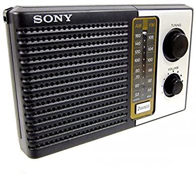 Sony ICF-F10 Two 2 Band FM/AM Portable Battery Transistor Radio