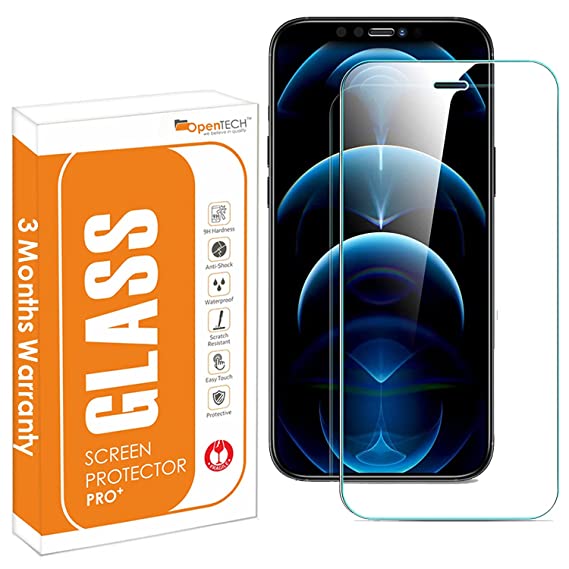 OpenTech® Tempered Glass Screen Protector Compatible for iPhone XR / 11 (Transparent) Full Screen Coverage (Except Edges) with Easy Installation Kit