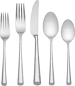 Lenox Imperial Caviar 5Pc Place Setting, 5 Count, Stainless Steel