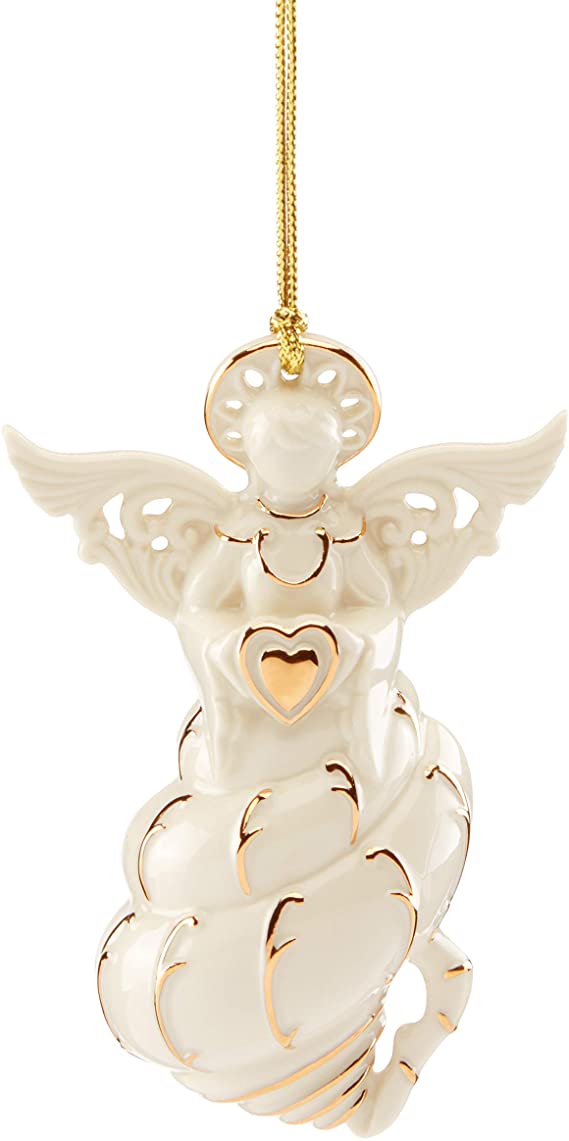 Lenox Angel of The Sea Ornament, 0.30 LB, Multi