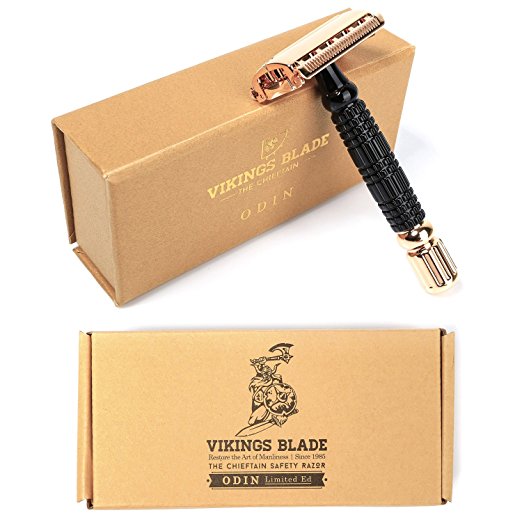 VIKINGS BLADE The Chieftain Safety Razor (Odin Edition)