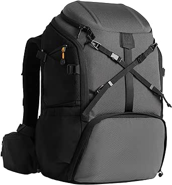 TARION Kamerarucksack Groß Kamera Fotorucksack: 2-in-1 SLR DSLR Rucksack mit Kameratasche Wasserdicht Kamera Umhängetasche Spiegelreflex 15,6 Zoll Laptopfach und Verlängerungsriemen