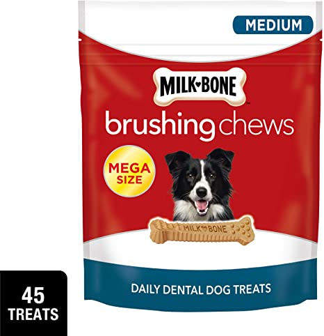 Milk-Bone Brushing Chews Medium Dog Dental Dog Treats 1kg