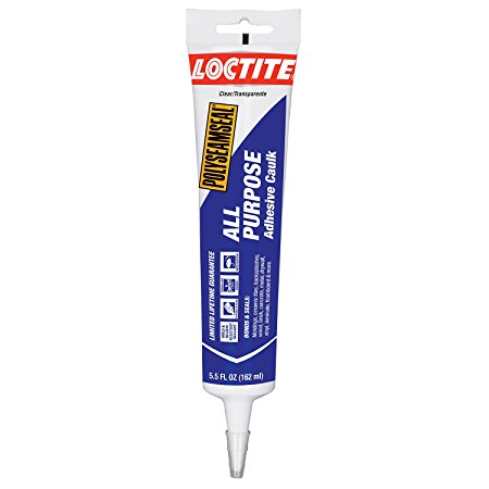 Loctite Polyseamseal Clear All Purpose Sealant, 5.5-Fluid Ounce Squeeze Tube (2241859)