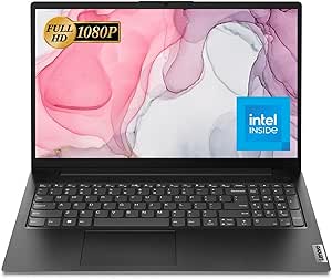 Lenovo V15 G2 Laptop, 15.6" FHD Screen, Intel Dual-core Processor, 32GB RAM, 1TB SSD, Webcam, HDMI, Wi-Fi, Windows 11 Home, Black